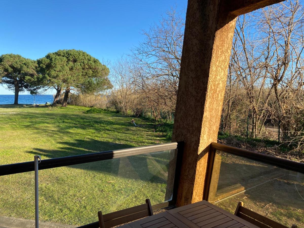 Residence Santa Lucia, Studio Avec Piscine , Vue Mer Et Pied Dans L'Eau , Moriani-Plage Exteriér fotografie